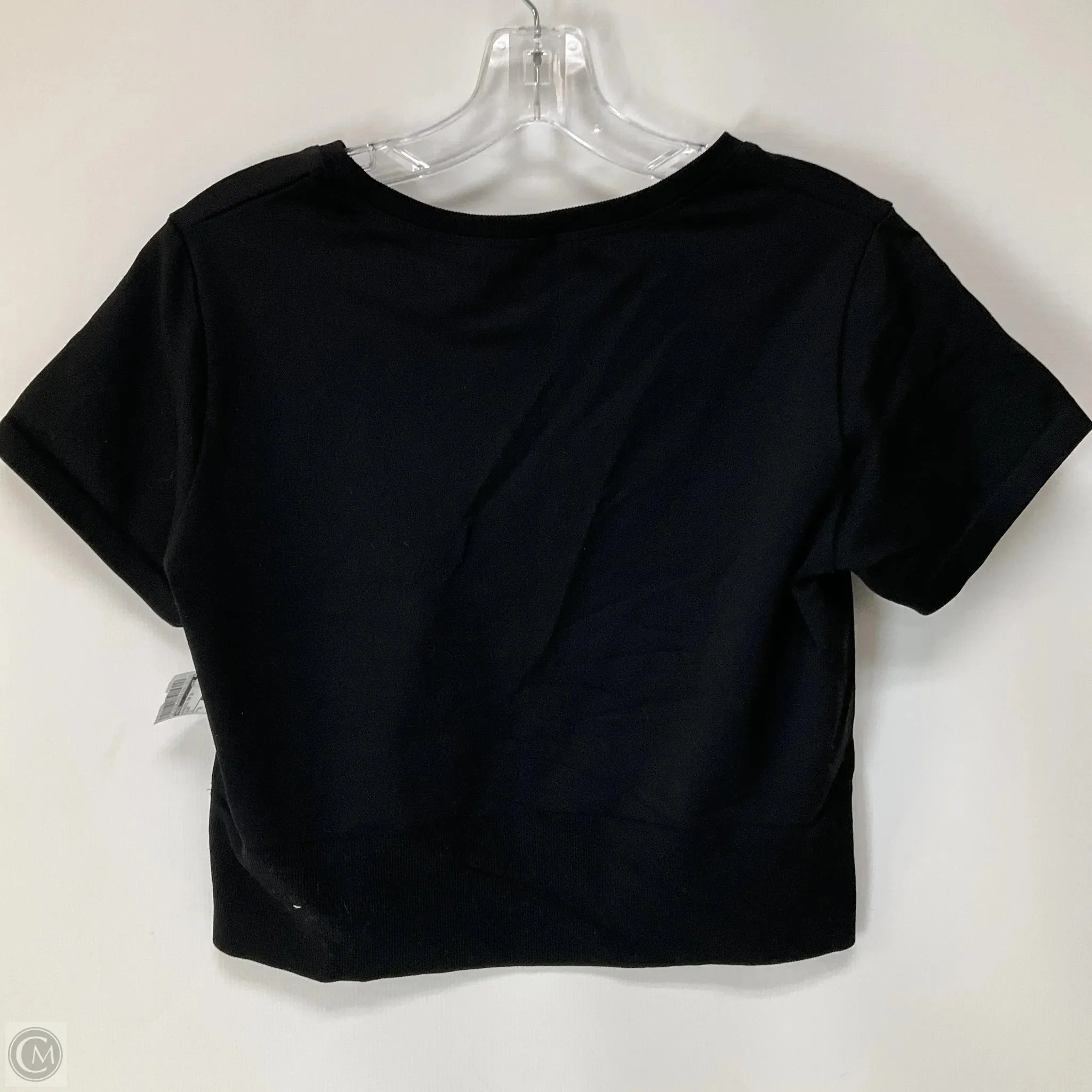Athletic Top Short Sleeve By Aerie In Black, Size: Xl