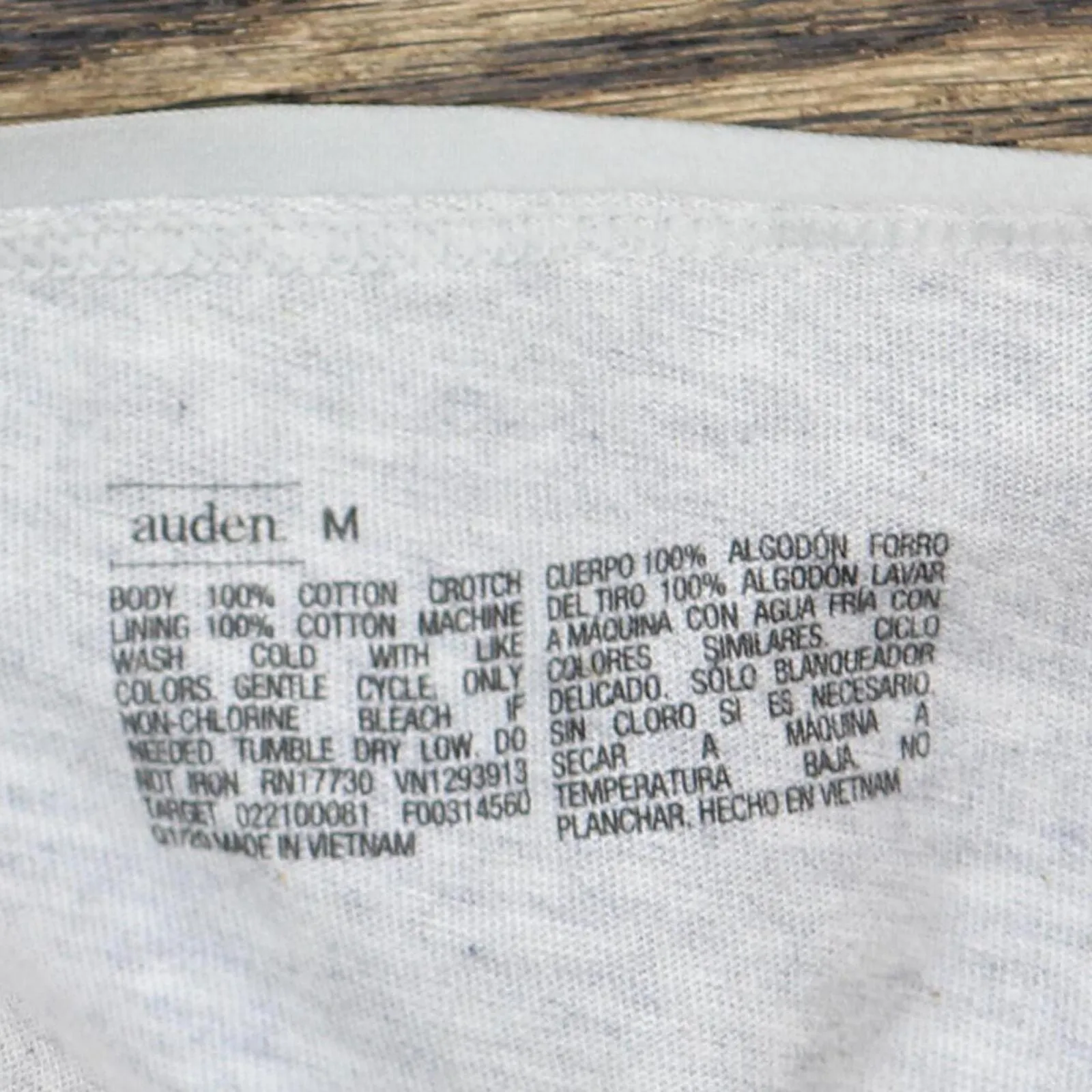 Auden Women's Cotton Bikini Underwear 6pk PZEP3 Assorted M