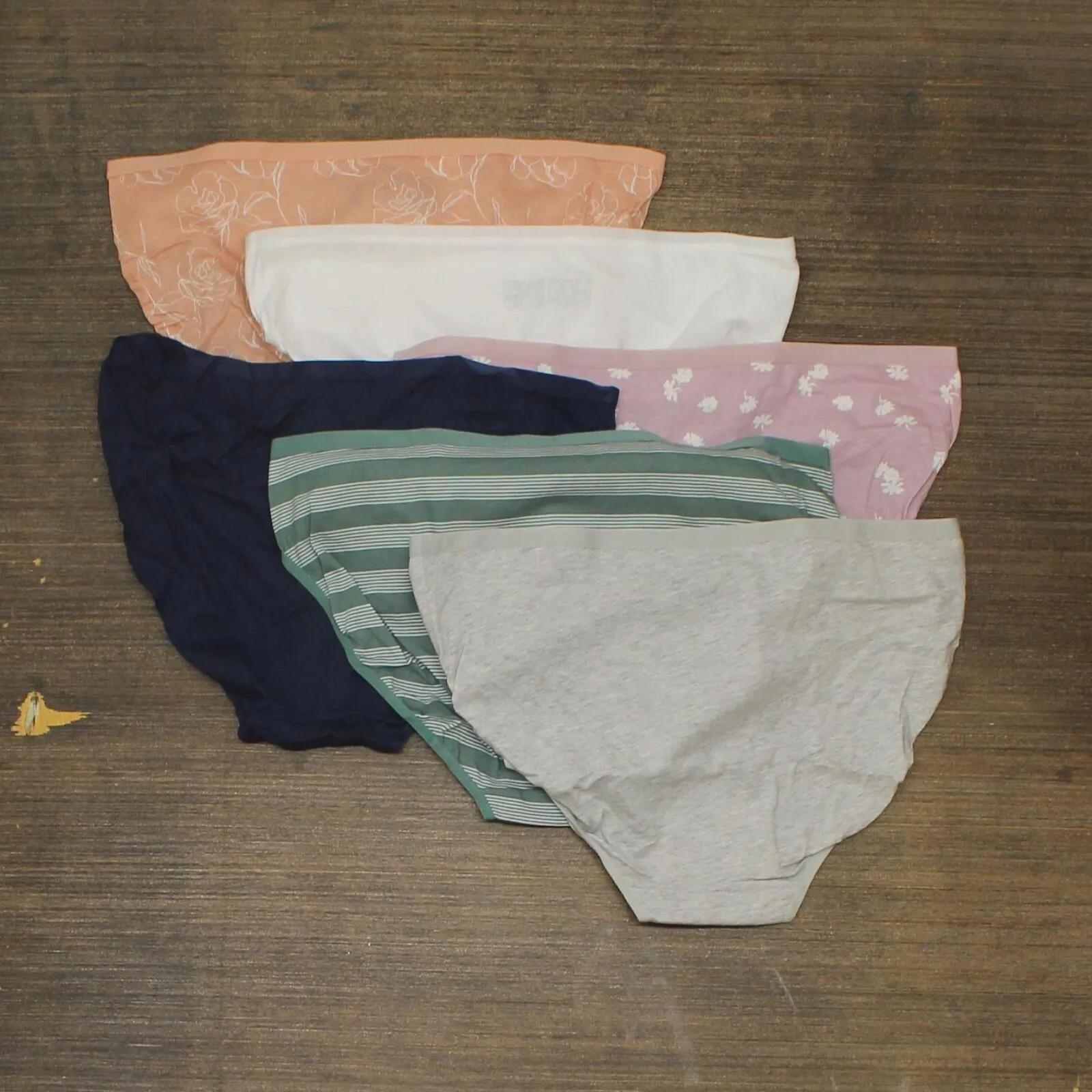 Auden Women's Cotton Bikini Underwear 6pk PZEP3 Assorted M