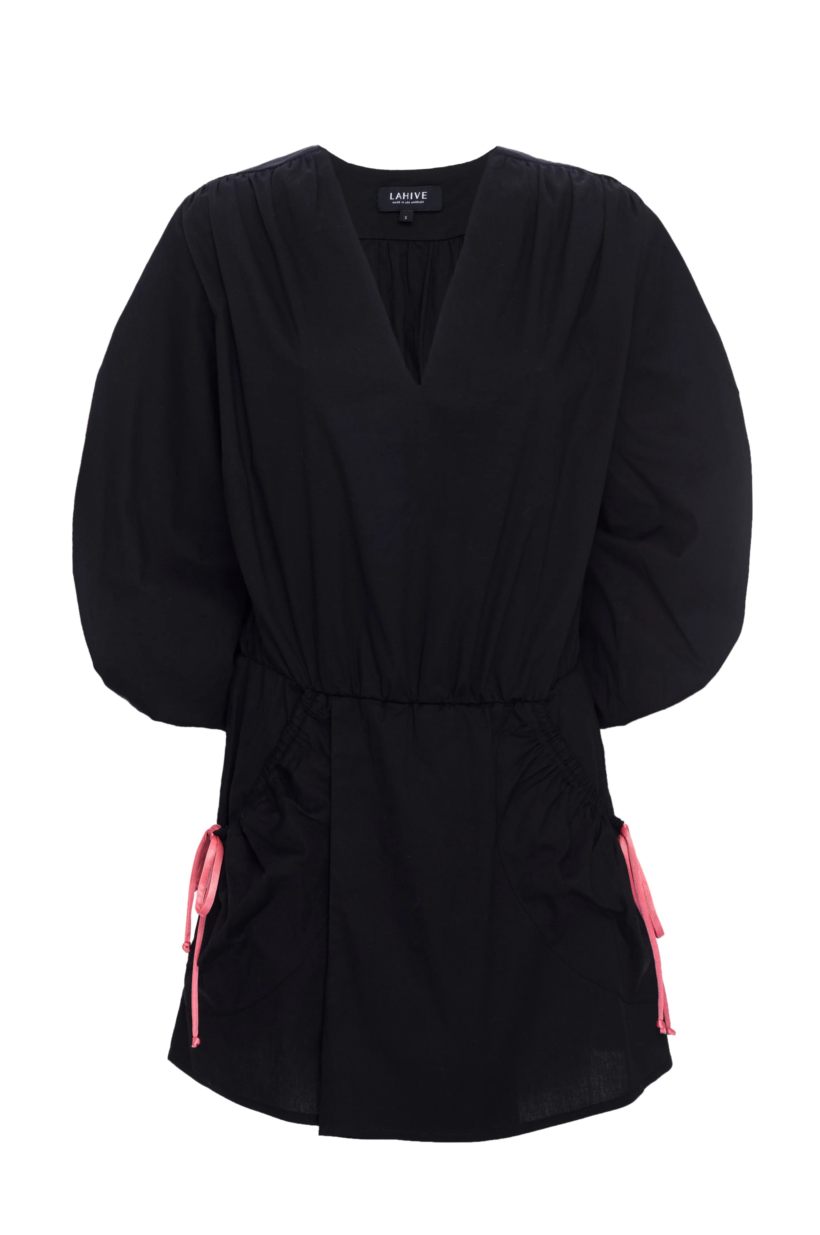 AVA Black Cotton Top/dress