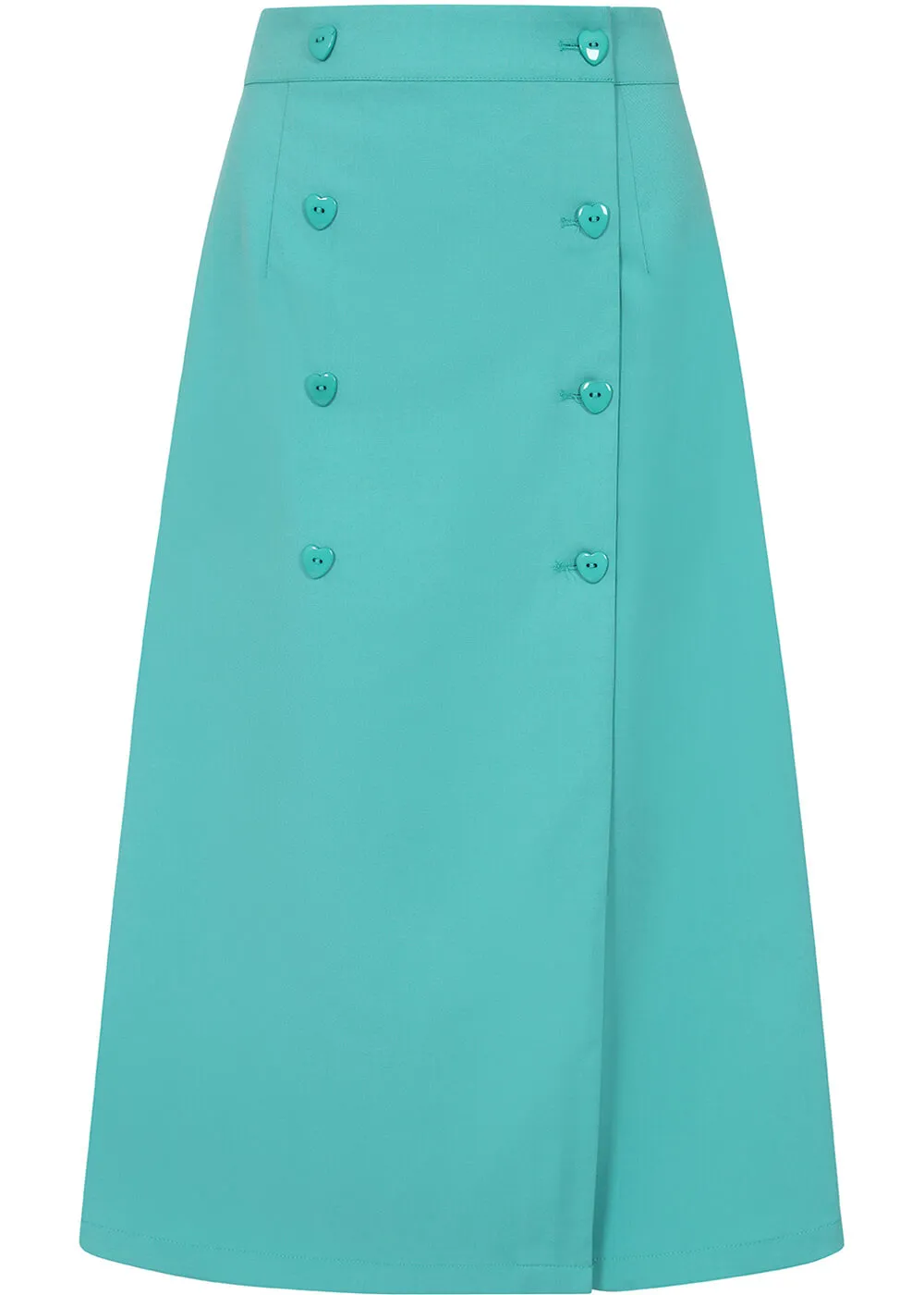 Banned Paris Love Skirt Turquoise