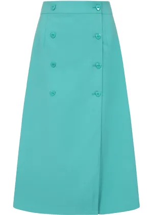 Banned Paris Love Skirt Turquoise