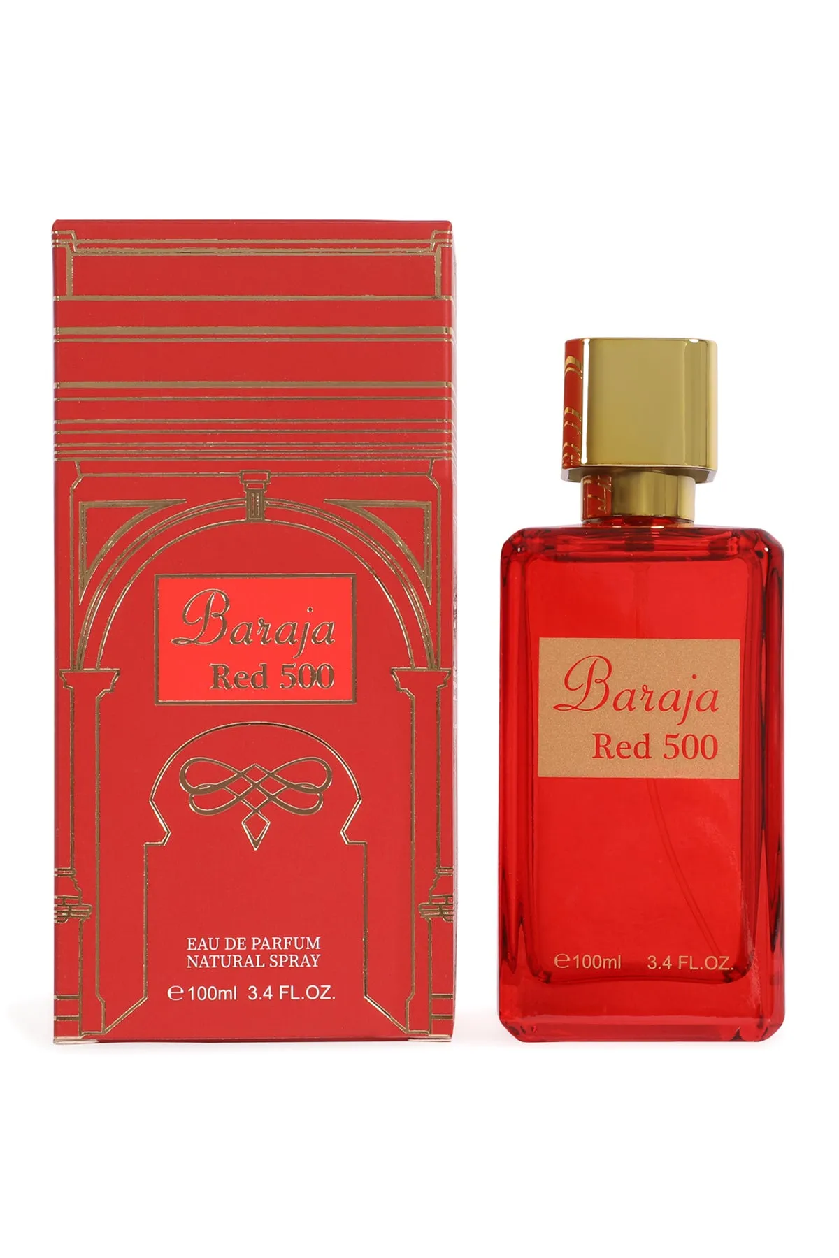 BARAJA RED 500 SPRAY PERFUME EAU DE PARFUM FOR WOMEN - 100ML/3.4 FL. OZ.