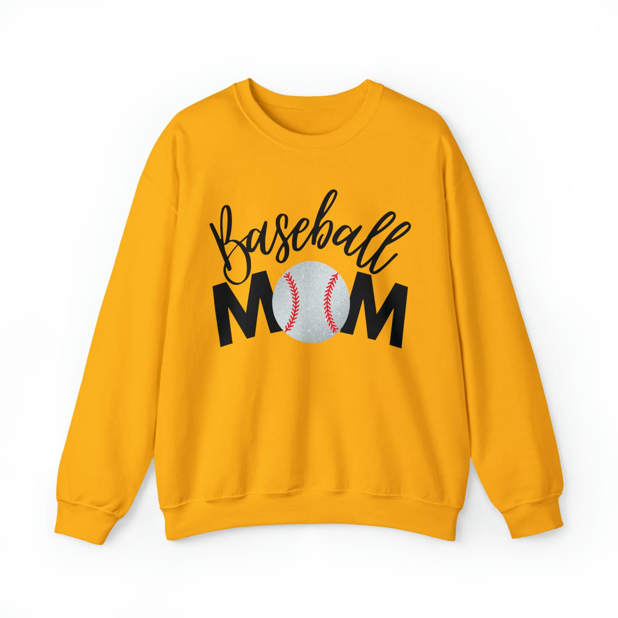 Baseball Mom Shimmer Crewneck Sweatshirt