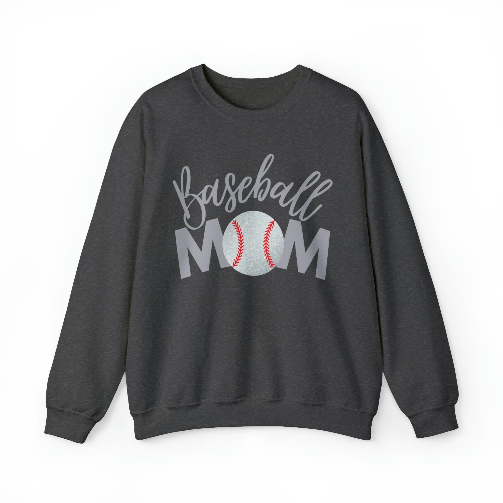 Baseball Mom Shimmer Crewneck Sweatshirt