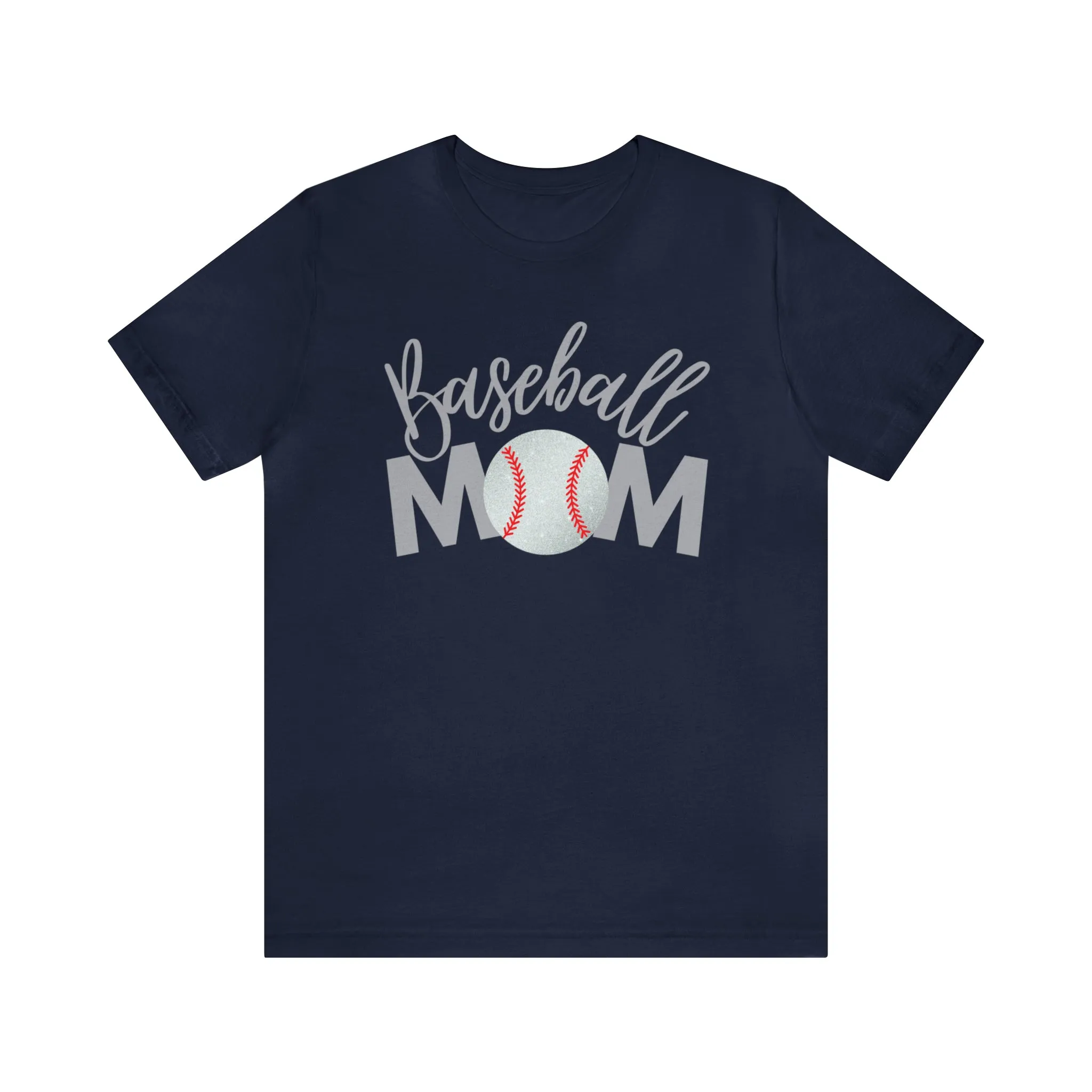 Baseball Mom Shimmer Short Sleeve Tee