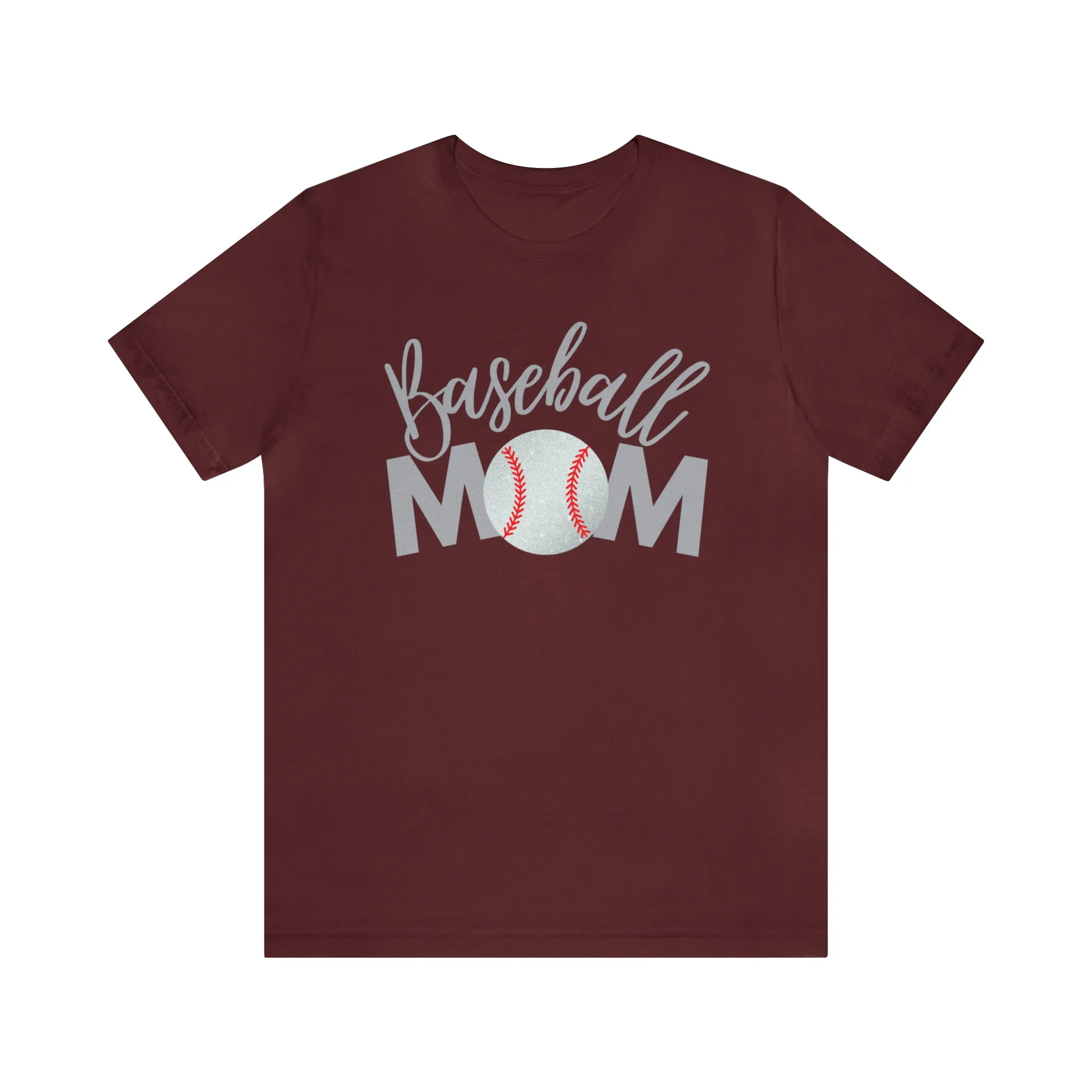 Baseball Mom Shimmer Short Sleeve Tee