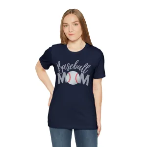 Baseball Mom Shimmer Short Sleeve Tee