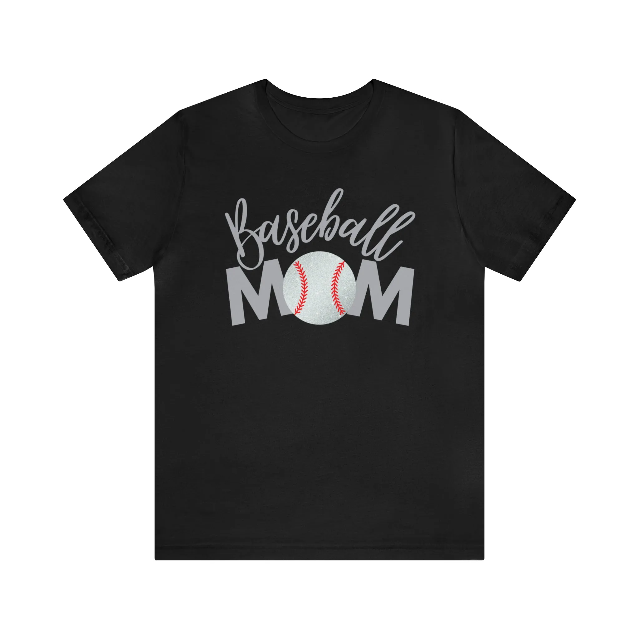 Baseball Mom Shimmer Short Sleeve Tee