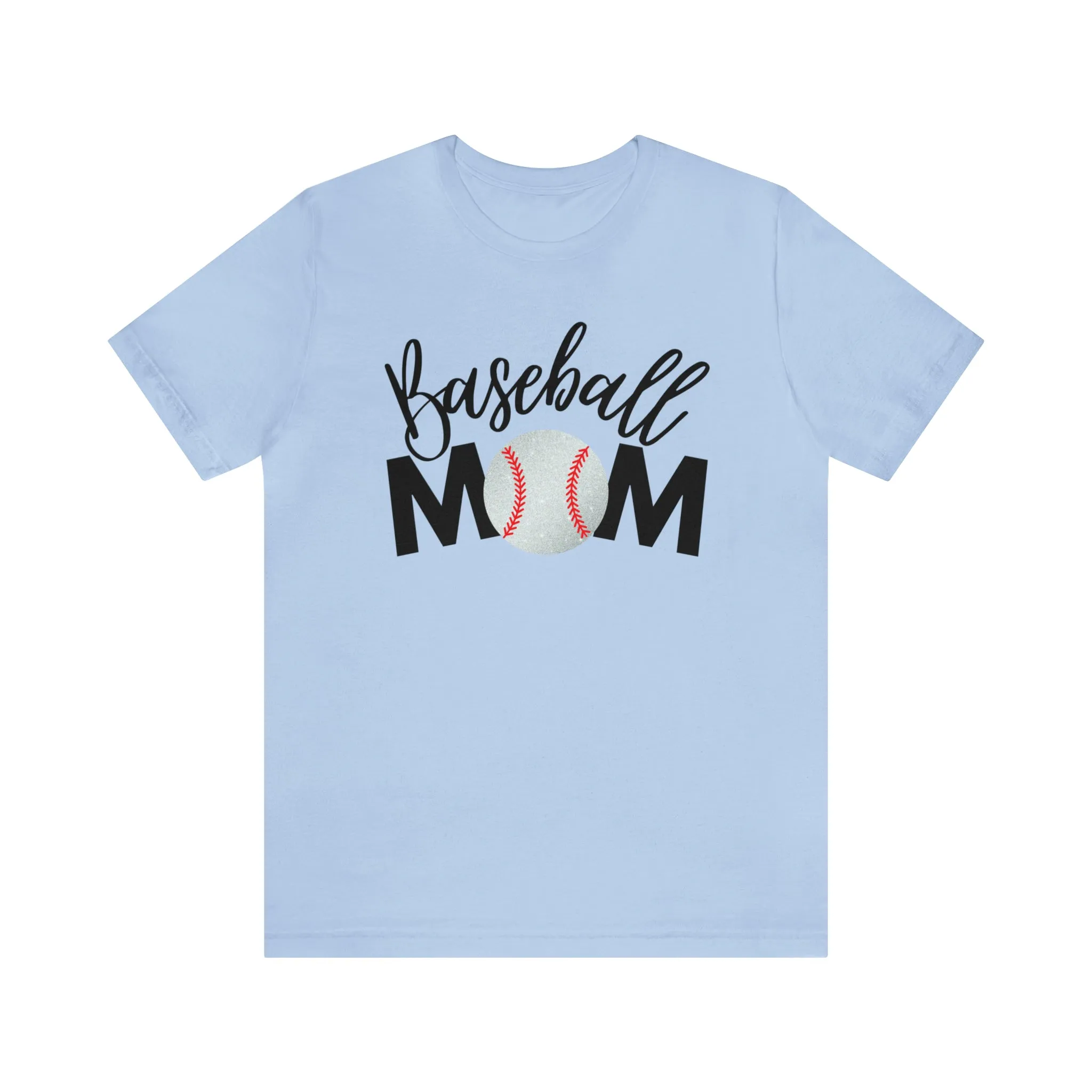 Baseball Mom Shimmer Short Sleeve Tee