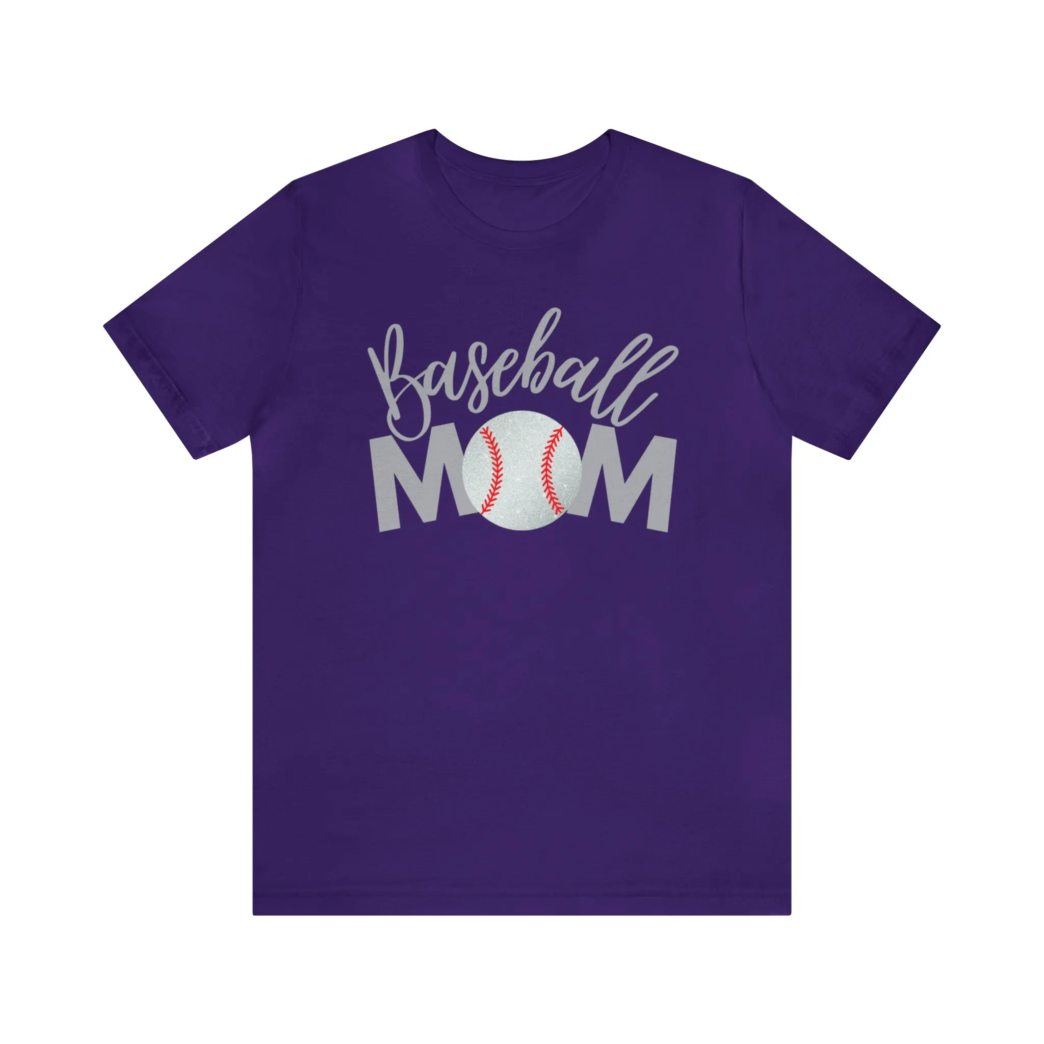 Baseball Mom Shimmer Short Sleeve Tee