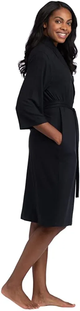 Black Dream Shawl Collar Robe