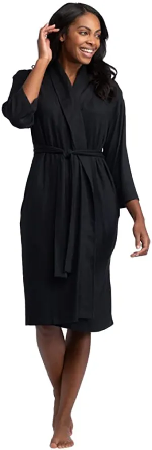 Black Dream Shawl Collar Robe