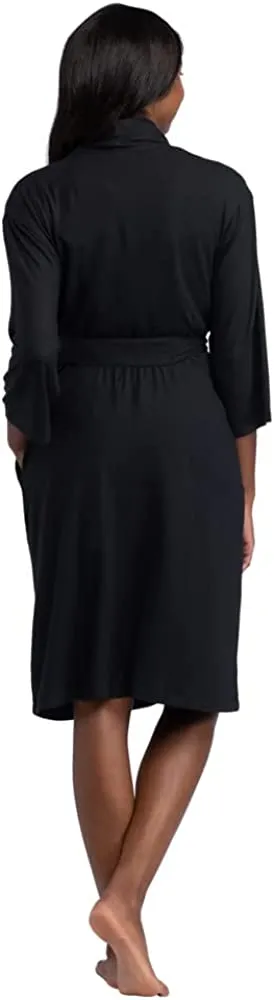Black Dream Shawl Collar Robe