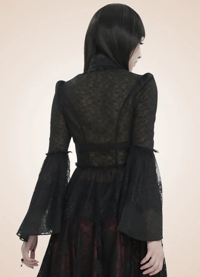 Black Gothic Long Sleeve Shirt