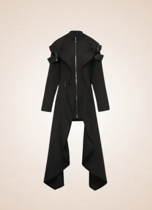Black Gothic Women's Long Coat