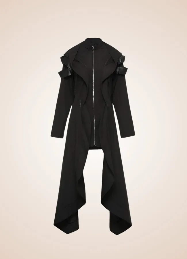 Black Gothic Women's Long Coat