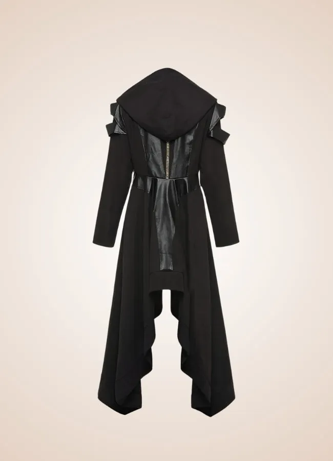 Black Gothic Women's Long Coat