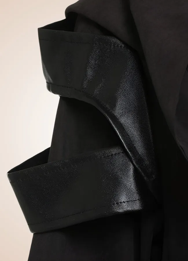 Black Gothic Women's Long Coat