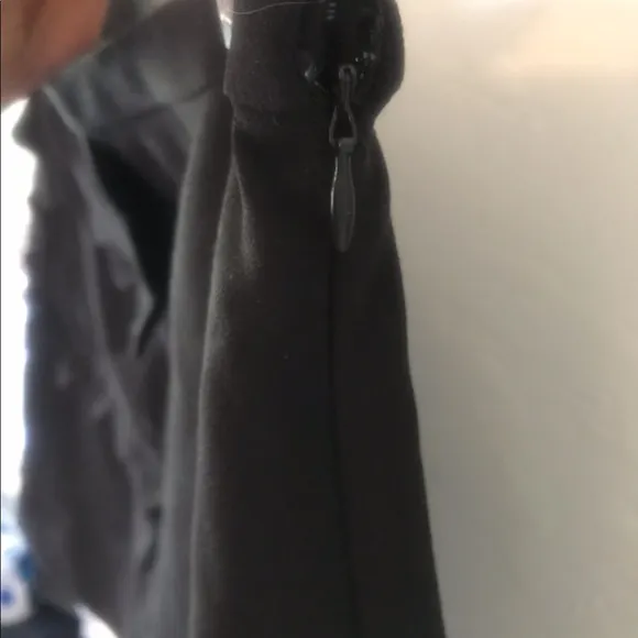 Black Twill Skirt With Scalloped front Pocket