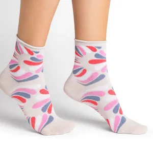 Bleuforet Flower Power Ankle Socks-6470