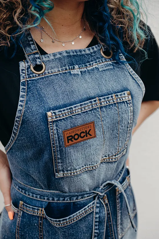 Blue Denim Patched Apron