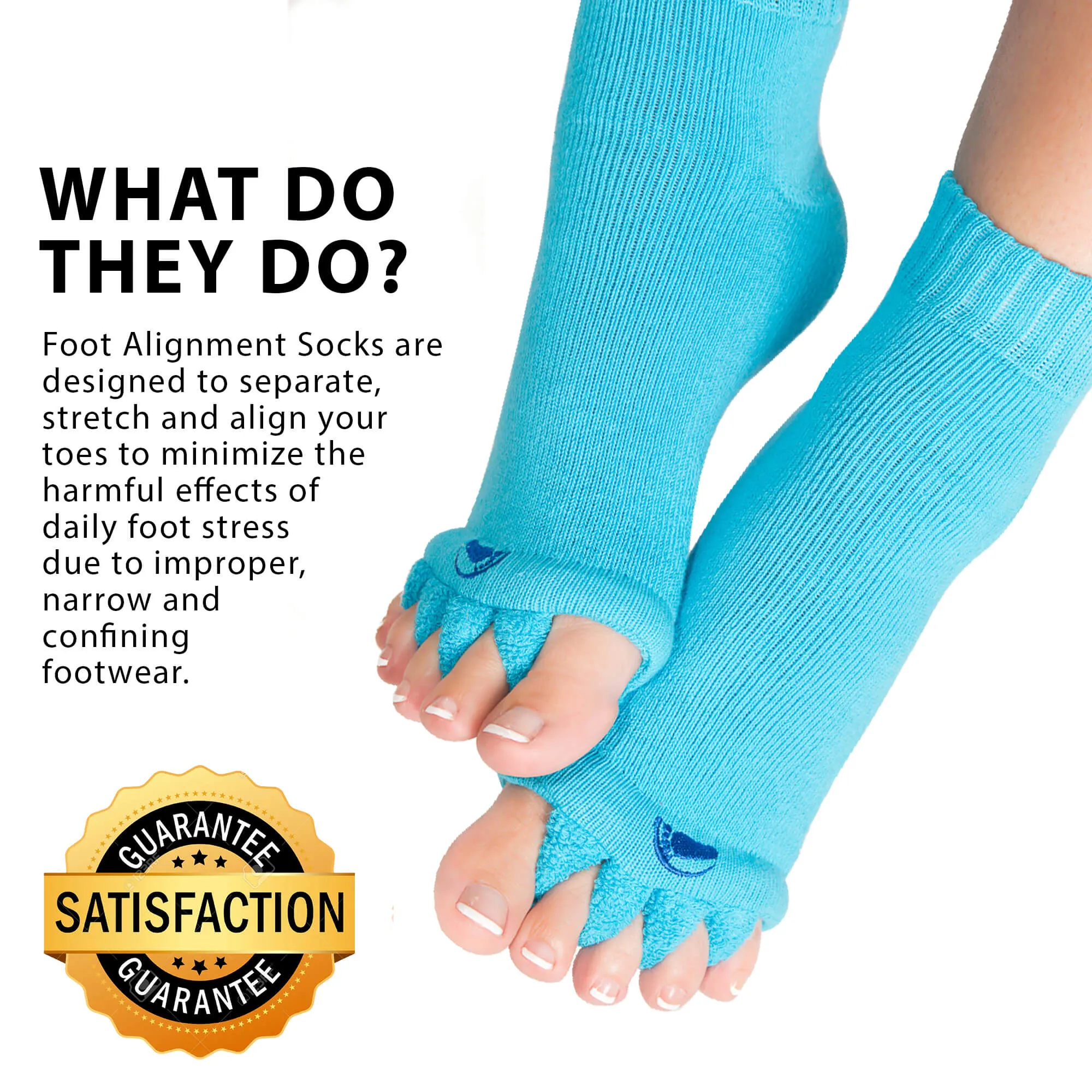 Blue Foot Alignment Socks