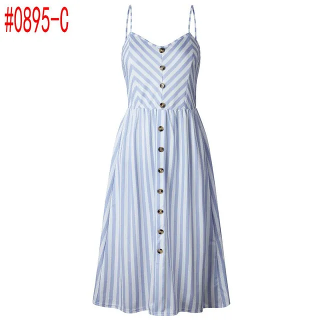 Bohemian Floral Tunic Women's Dress Sweet & Cute Sleeveless
