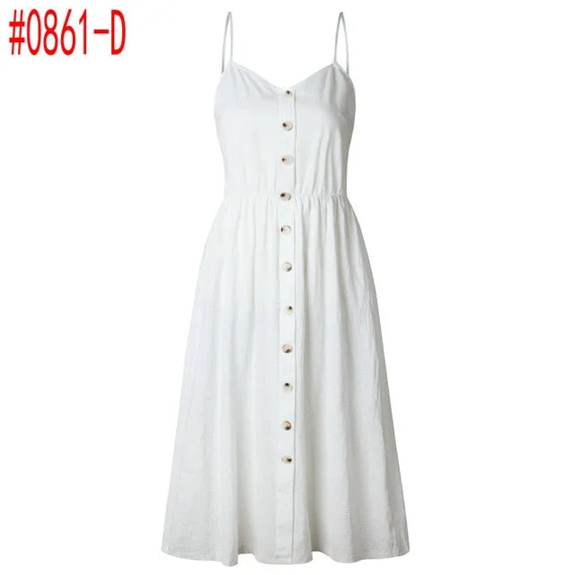 Bohemian Floral Tunic Women's Dress Sweet & Cute Sleeveless