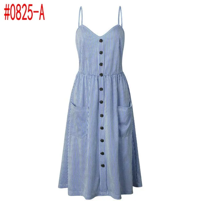 Bohemian Floral Tunic Women's Dress Sweet & Cute Sleeveless
