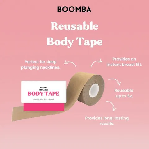 BOOMBA - Reusable Body Tape - Beige