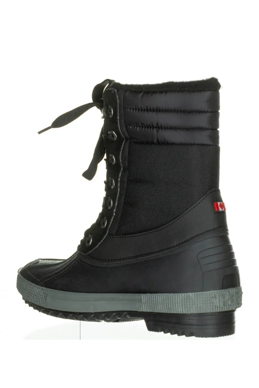 Brand new Women's Pajar Selma Waterproof Duck Boot, Black, Sz 8! Made in Italy! -40C Temp Rating! Retails $198 