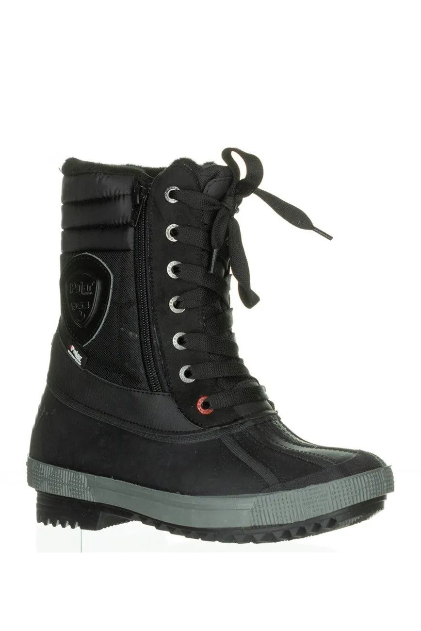 Brand new Women's Pajar Selma Waterproof Duck Boot, Black, Sz 8! Made in Italy! -40C Temp Rating! Retails $198 