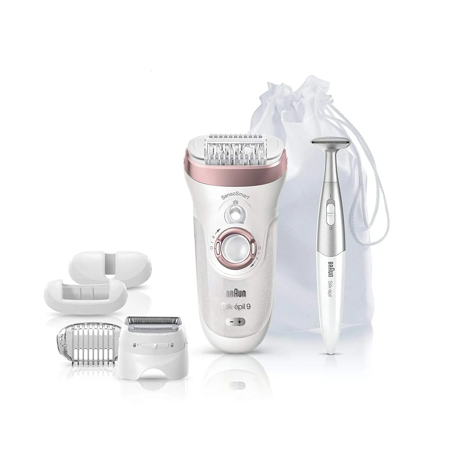 Braun Epilator Silk-épil 9 9-720, Hair Removal for Women, Wet & Dry, Womens Shaver & Trimmer, Cordless, Rechargeable