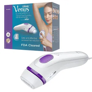 Braun IPL Hair Removal for Women and Men, Silk Expert Mini PL1014 with Venus Razor, FDA Cleared, Permanent Reduction in Hair Regrowth for Body & Face, Corded (Packaging May Vary)