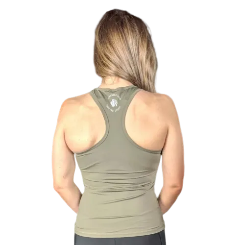 Breathe Easy Racerback - Olive Smoke *PLEASE READ DISCLAIMER*