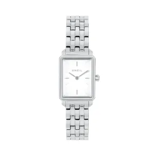 Breil clock carré 20x24mm white quartz steel Tw2077