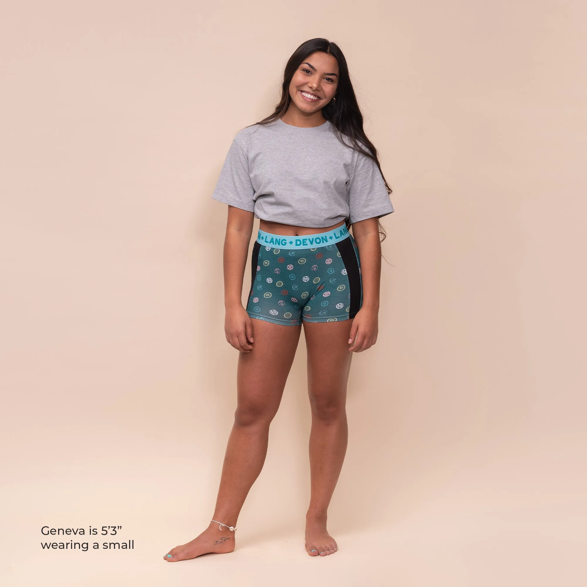 Bria 1.0 Boyshort - Donuts