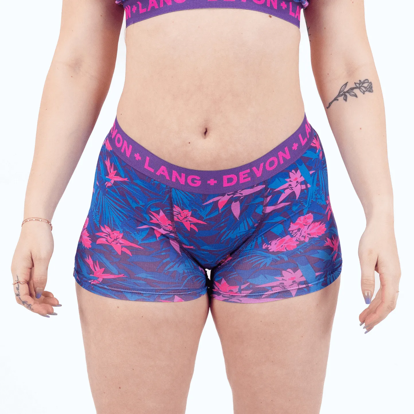 Bria 2.0 Boyshort - Bromeliad Ultra Violet