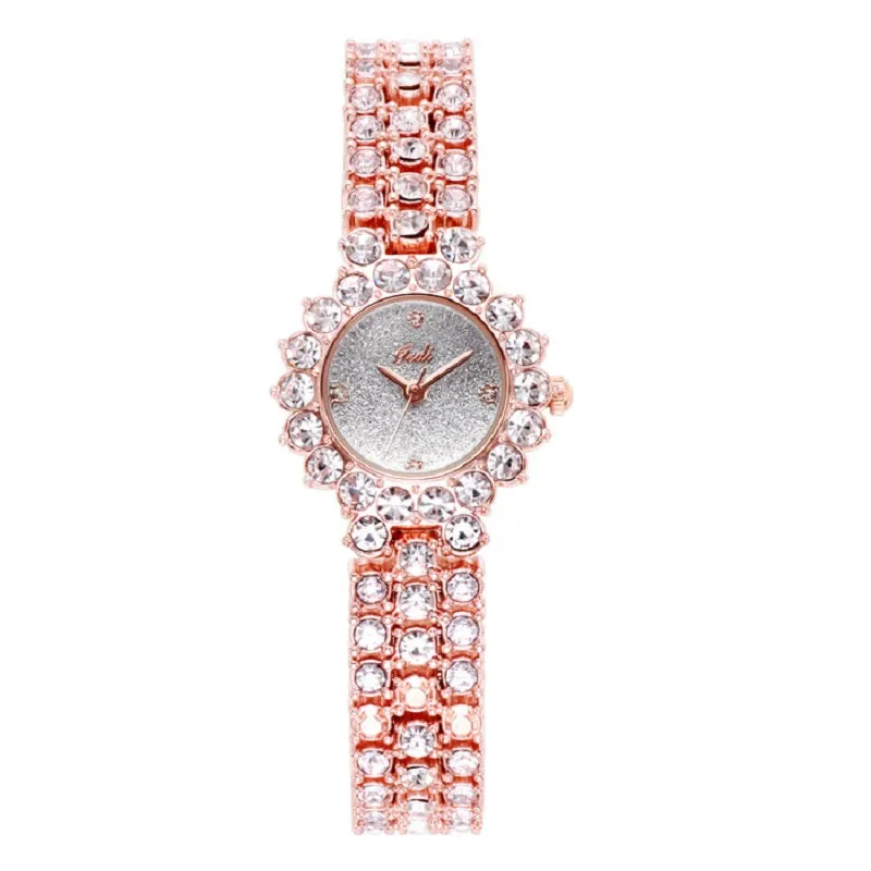 British Style Diamond Inlaid Women's Watch