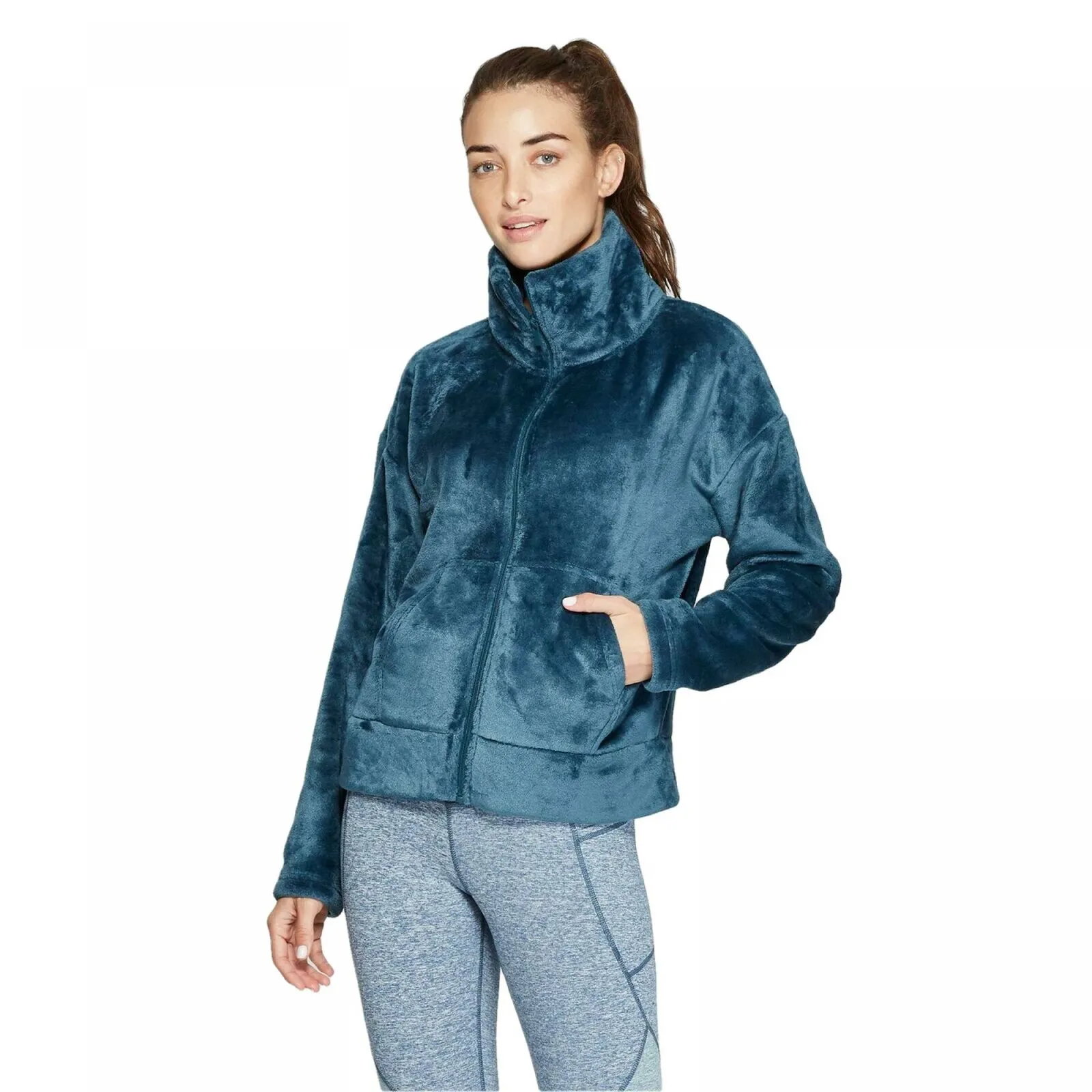 C9 Champion Women's Performance Luxe Fleece Full Zip Track Jacket