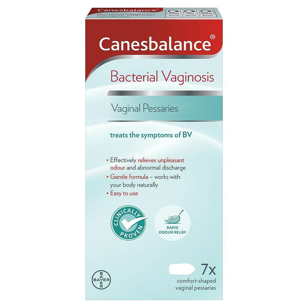 Canesbalance Bacterial Vaginosis Vaginal Pessary 7 pessaries