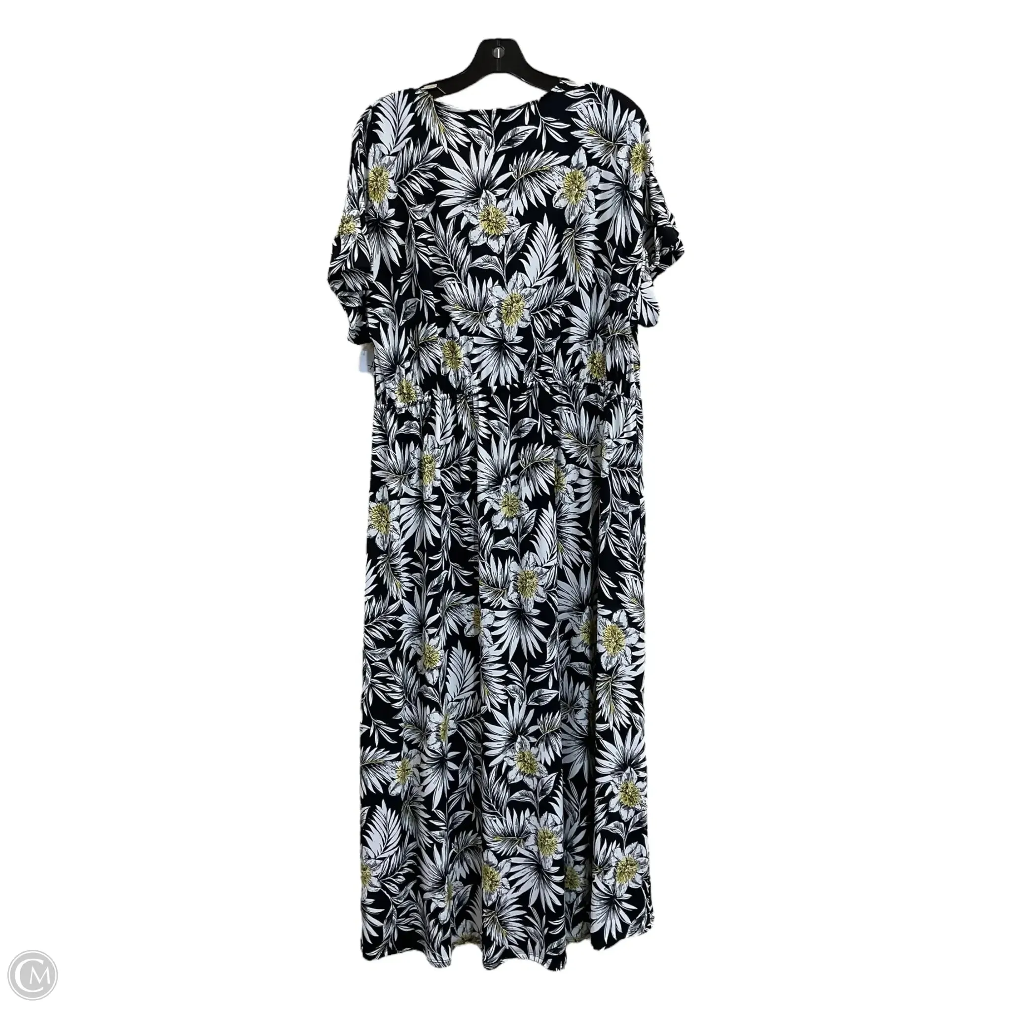 Cardigan By Karen Kane In Floral Print, Size: Xl
