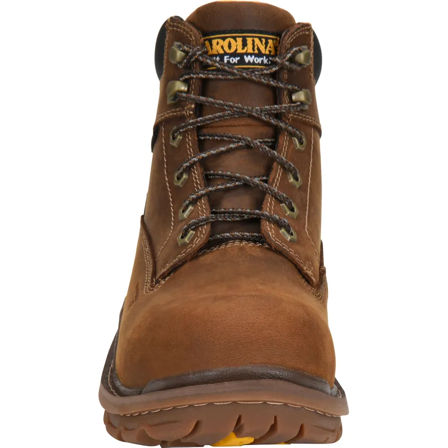 Carolina Men's Dormite 6"�  Waterproof Work Boot  - Brown - CA3058