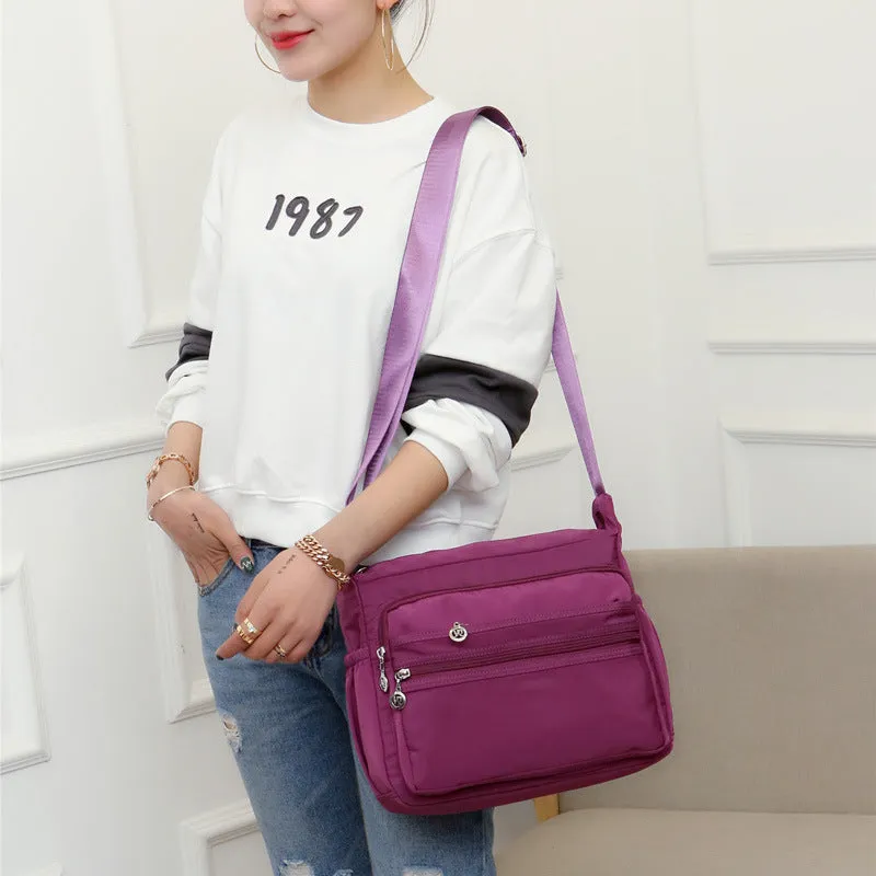 Casual Two Size Nylon Women's Bag