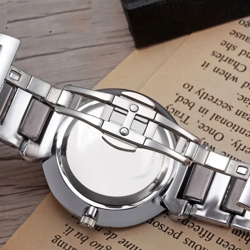 Ceramic Round Dial Quartz Women's Watch