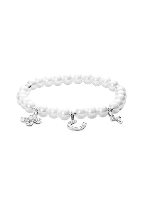 Cheap Infinity Pearl Bracelet