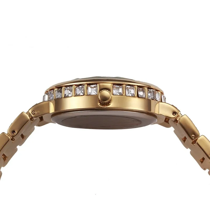 Circle Pattern Dial Quartz Women's Watch