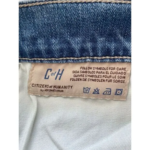 Citizens of Humanity Women's Relaxed Jeans Size 31 Blue Medium Wash