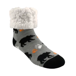 Classic Slipper Socks | Bear Black